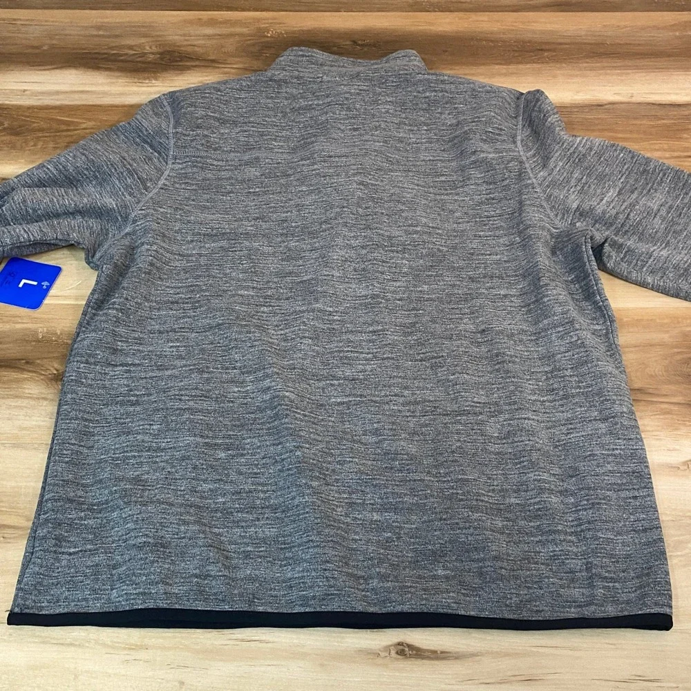 Avalanche Outdoor Supply Mens Quarter Zip Pullover Heather Grey Large NEW - Picture 8 of 8